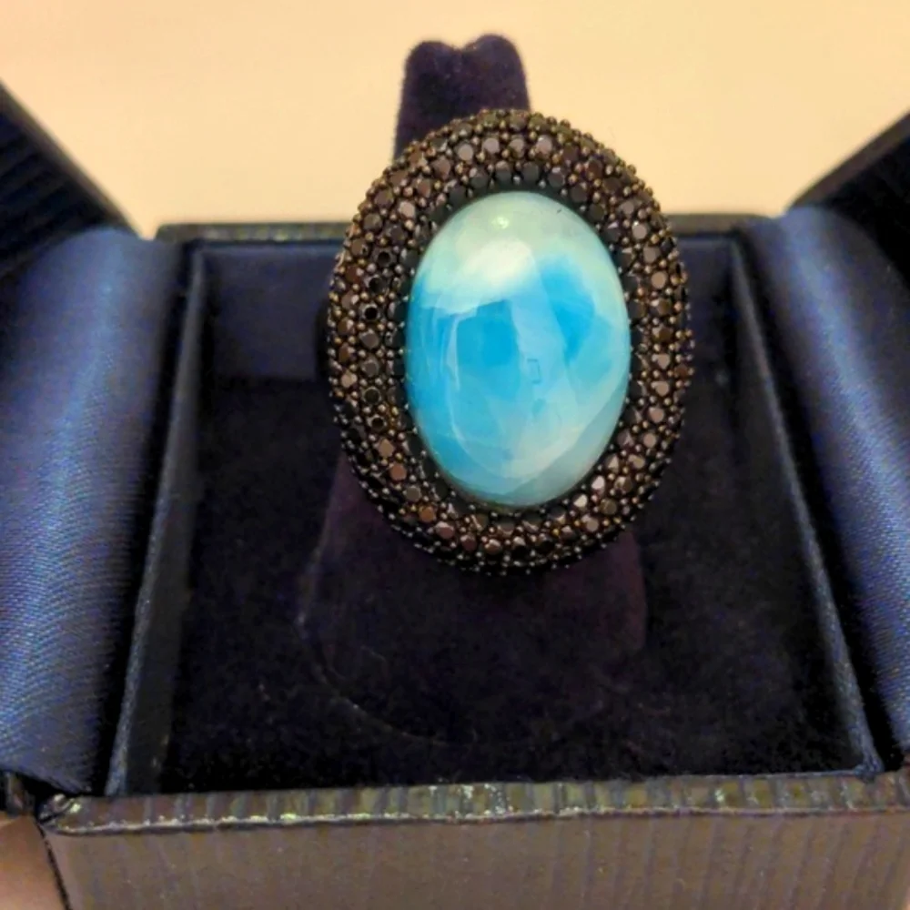 Hand Crafted gorgeous larimar